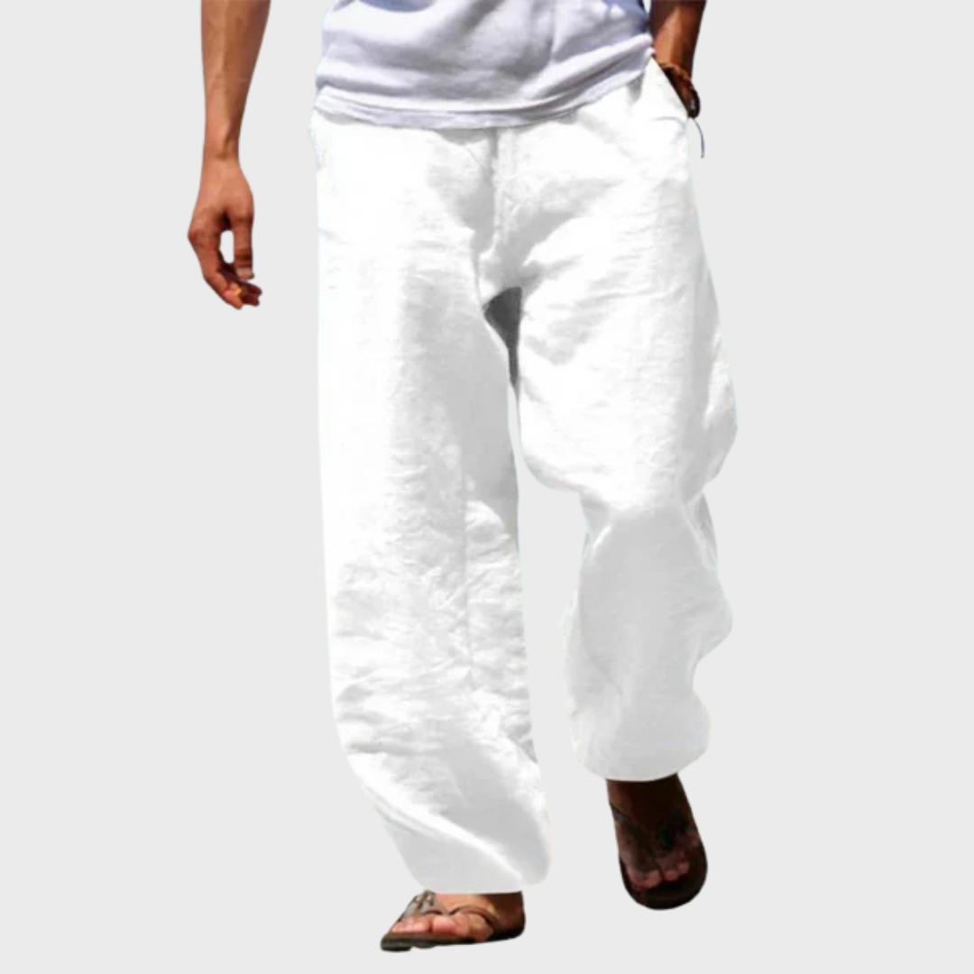 Oliver | Calças Clássicas em Linho