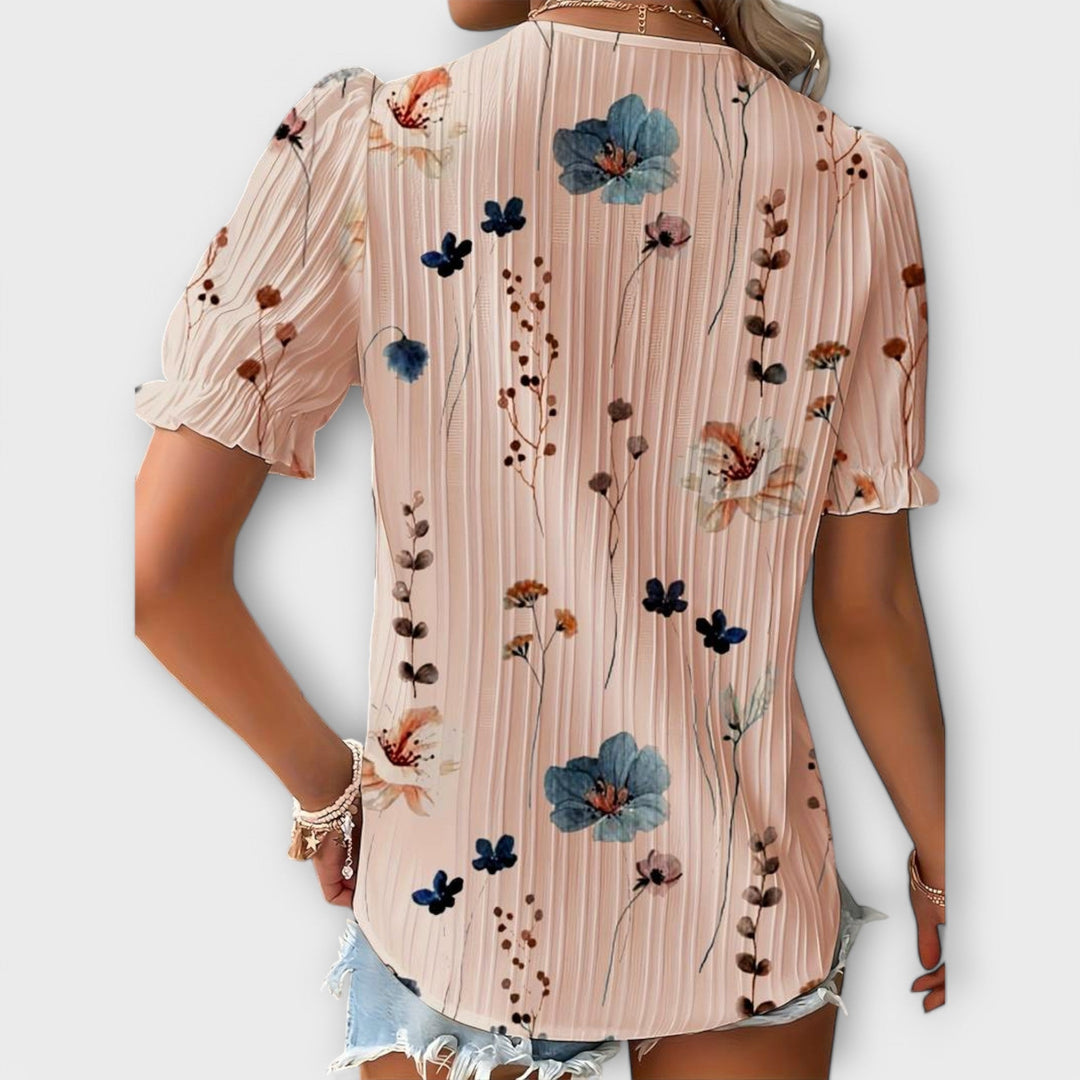 Emily - Blusa Moderna com Decote em V