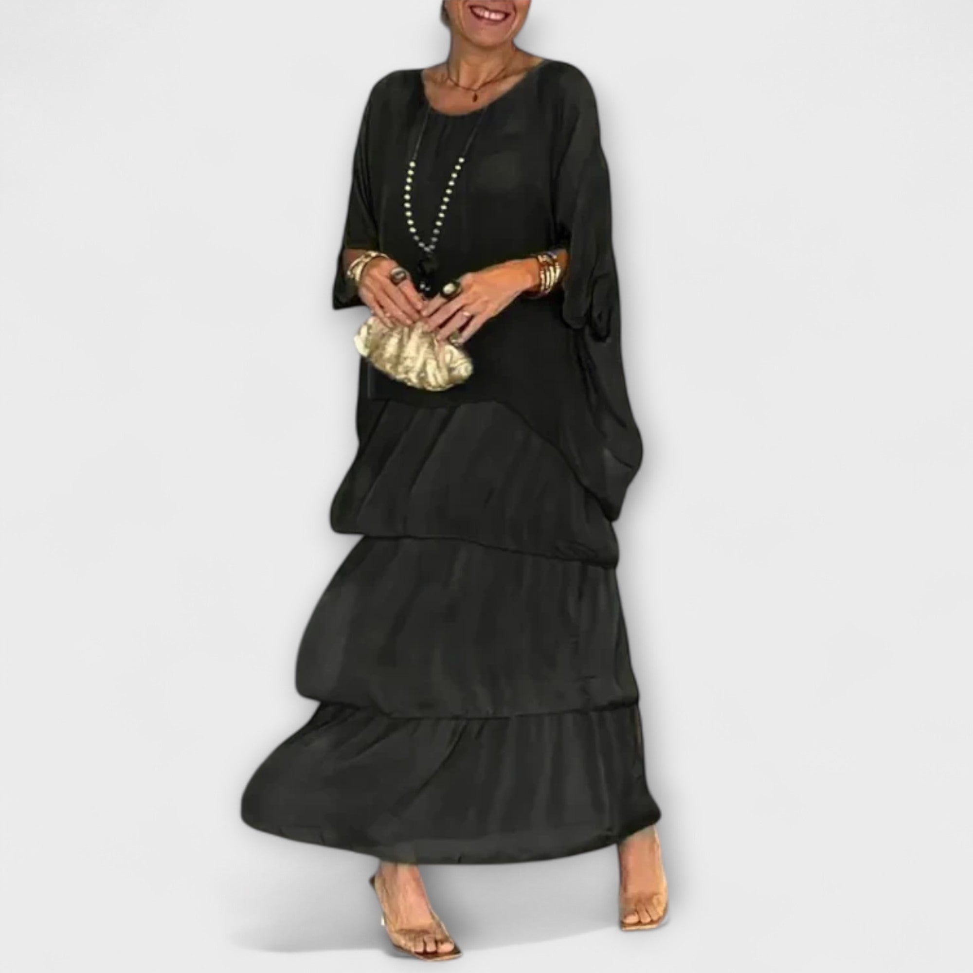 Evelyn - Elegante Vestido de Chiffon