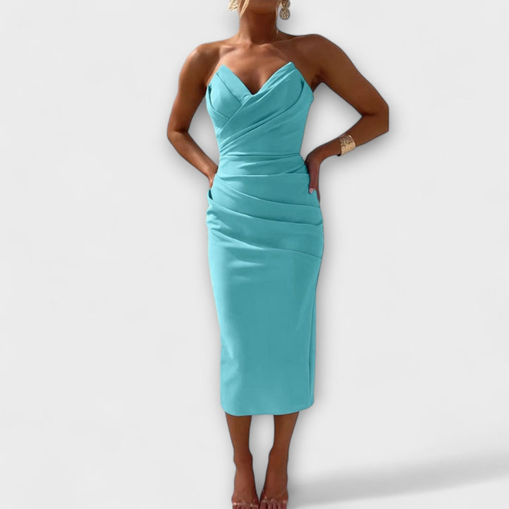 Milly - Vestido Elegante Sem Alças