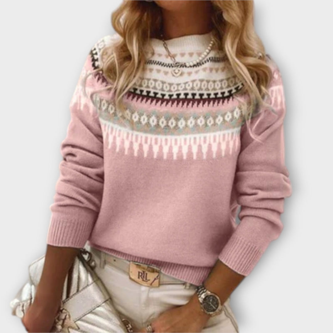 Lena - Pullover de malha aconchegante e quente para o dia a dia