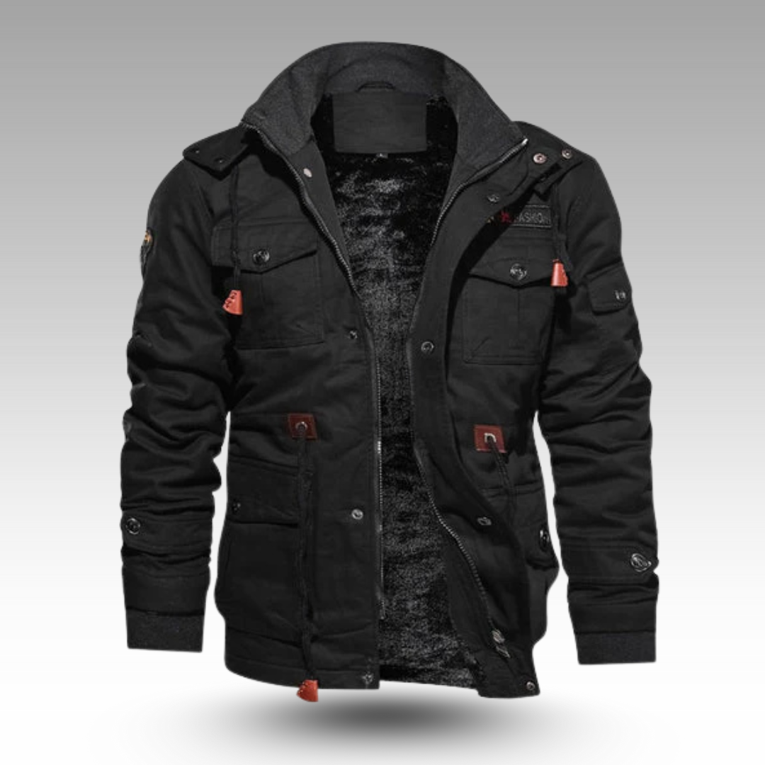 Vasco - Casaco Sofisticado e Moderno com Forro e Múltiplos Bolsos