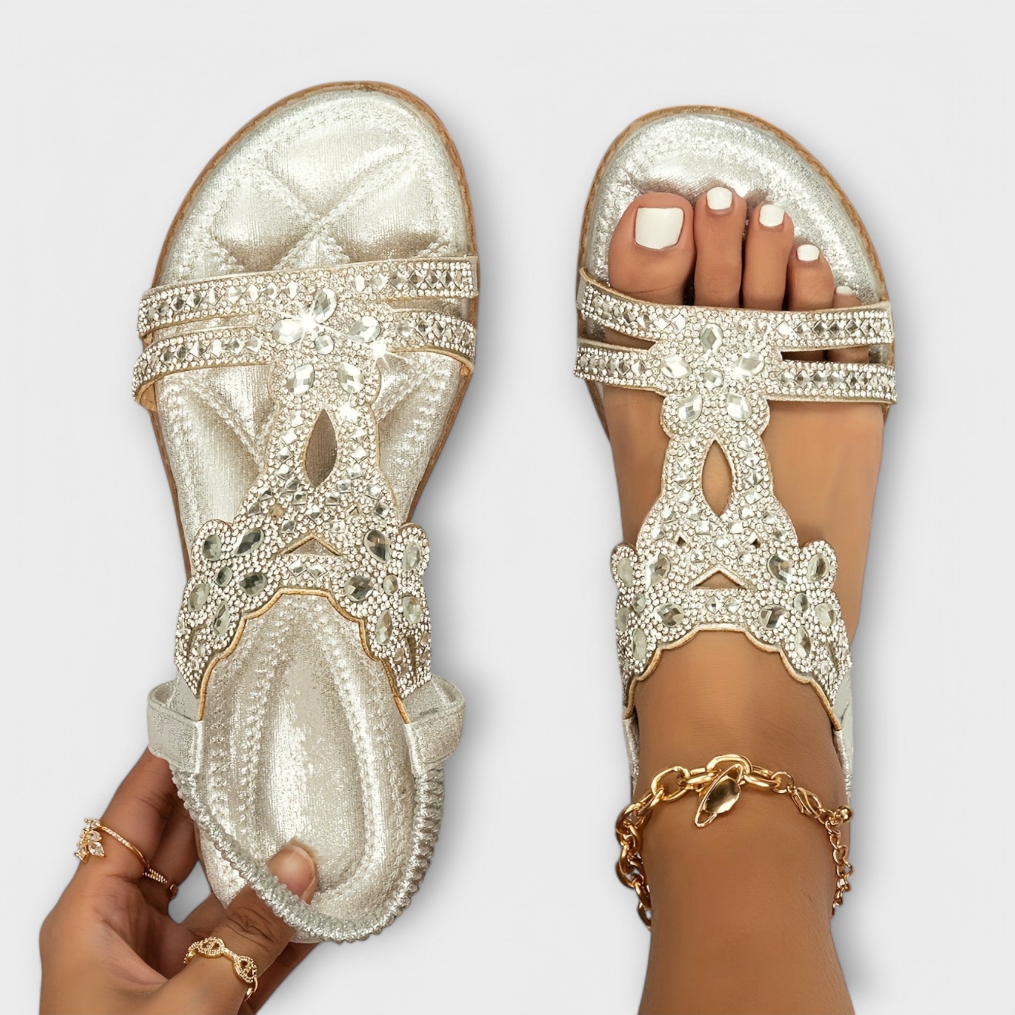 Birgit - Sandálias com Charme Boho