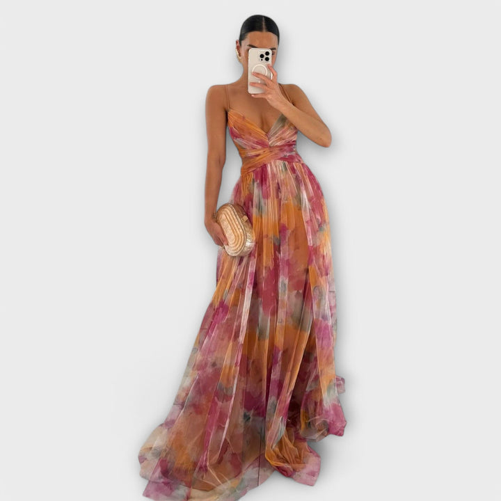 Vestido Maxi Annai em Malha - Elegante e Ajustado