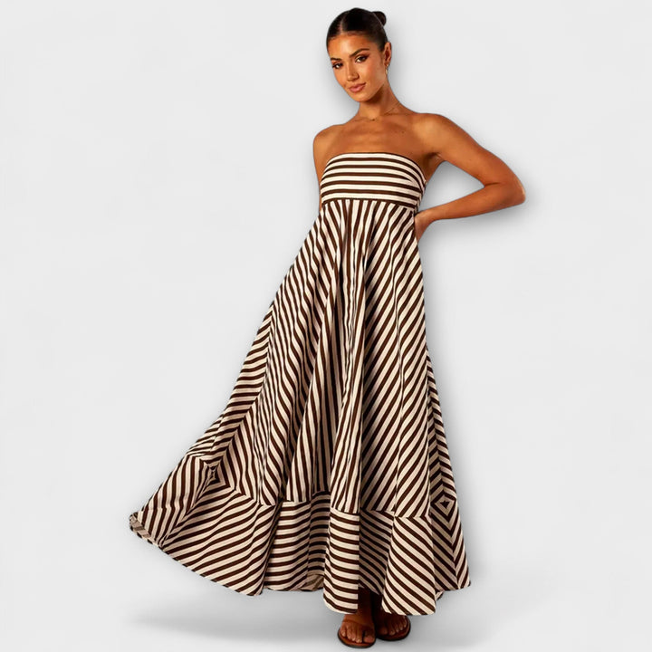 Vestido Maxi Rüsch Charme Noturno