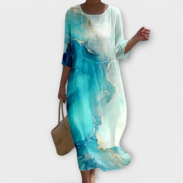 Miranda - Vestido Maxi Floral Elegante