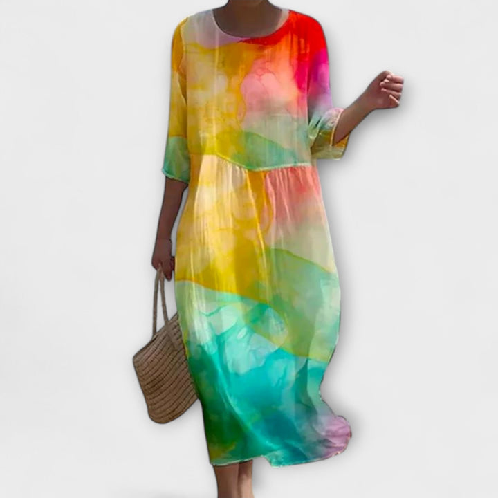 Miranda - Vestido Maxi Floral Elegante
