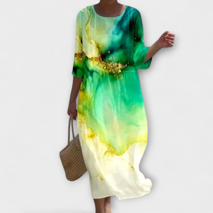Miranda - Vestido Maxi Floral Elegante