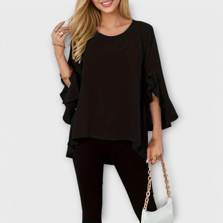 Aria - A blusa de primavera perfeita com decote redondo