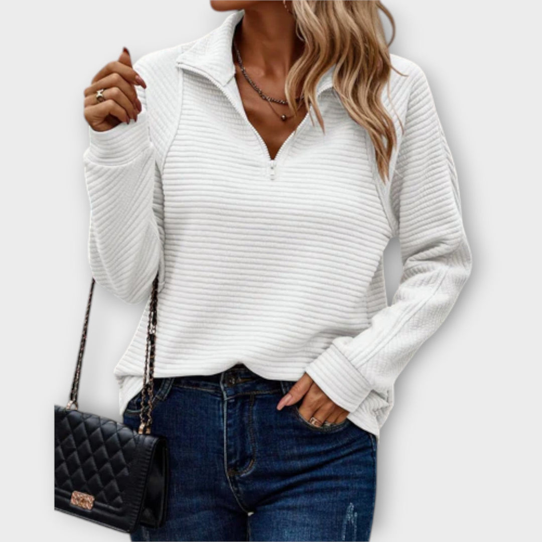 Vilja - Pullover com Zíper