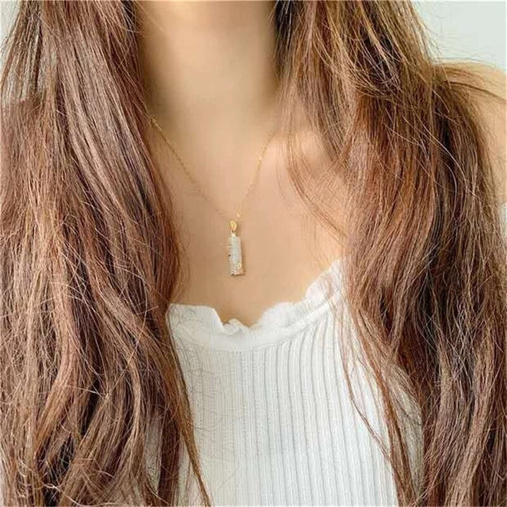 Colar com Pingente de Jade
