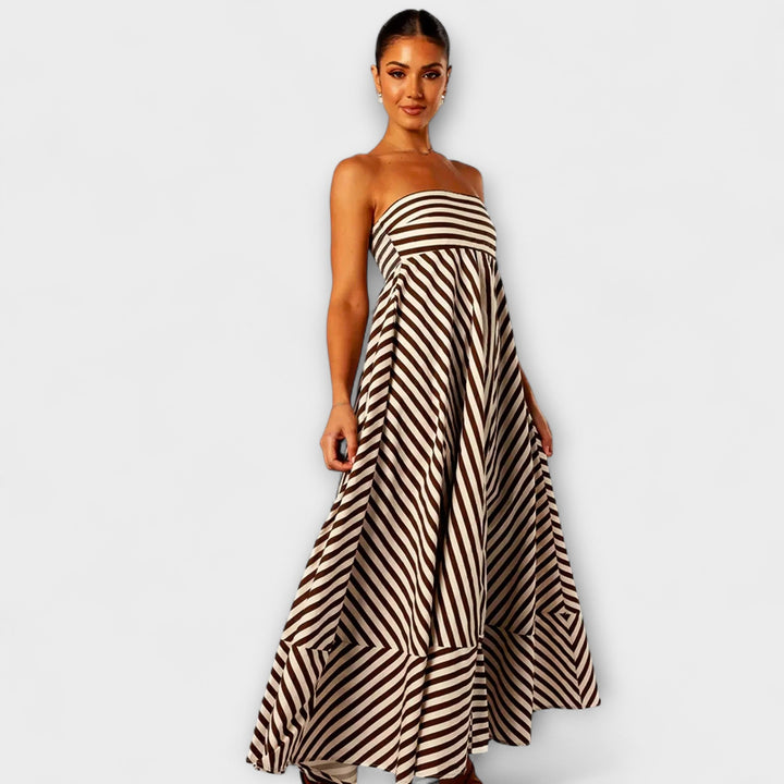 Vestido Maxi Rüsch Charme Noturno