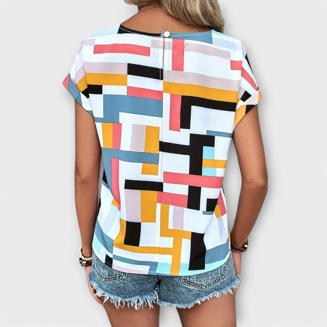 Chloe - Blusa de Manga Curta