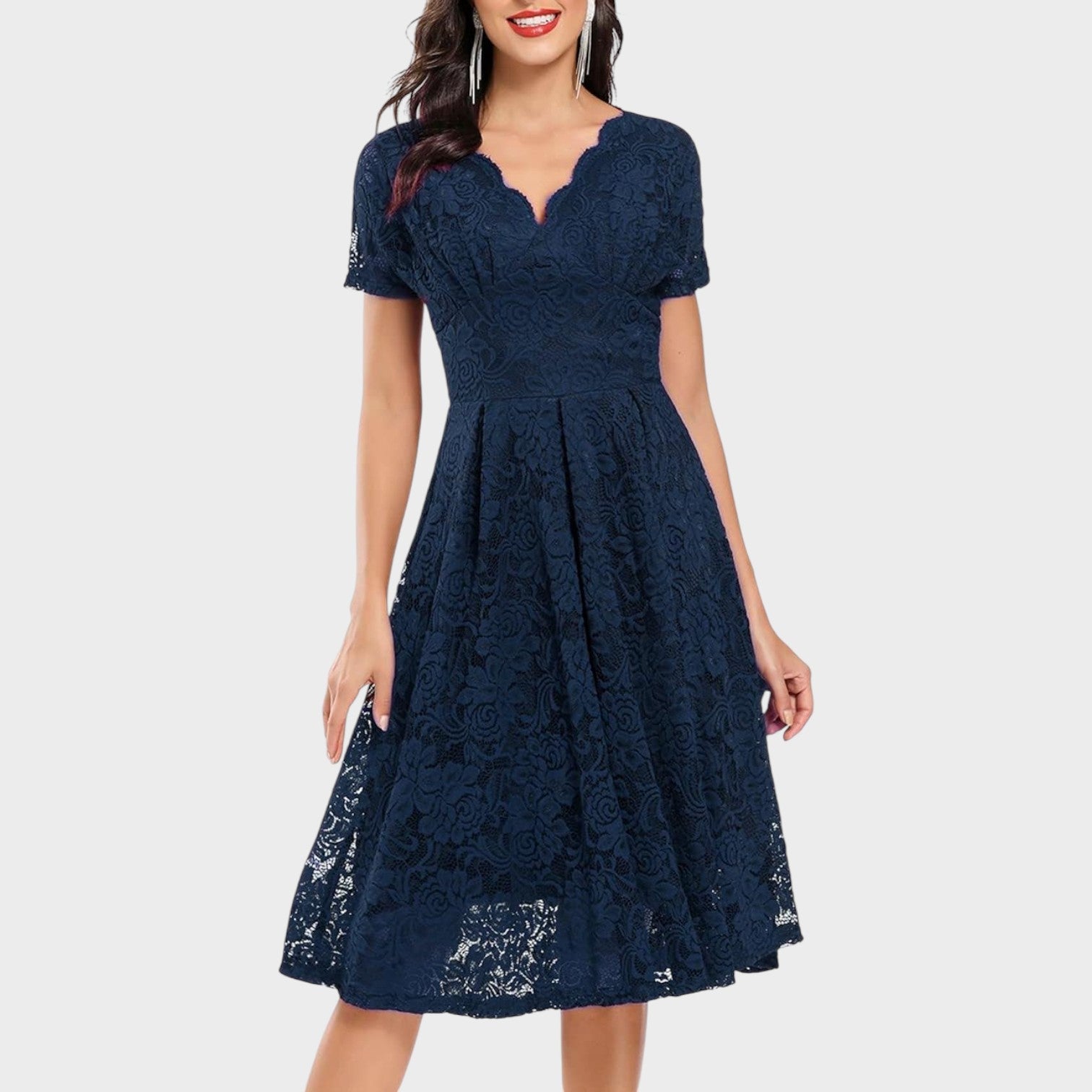 Mara - Vestido Renda Floral