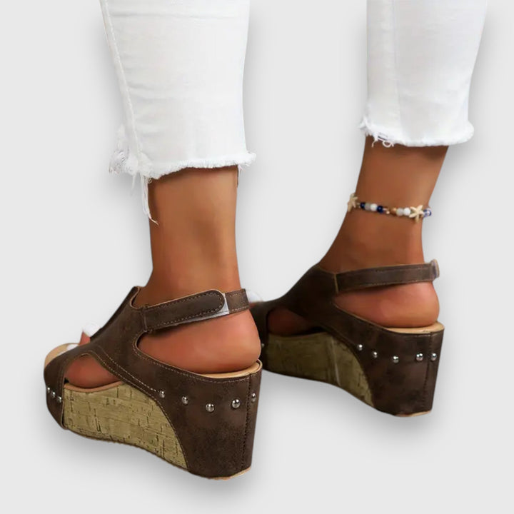Mia – Sandálias Plateau Vintage