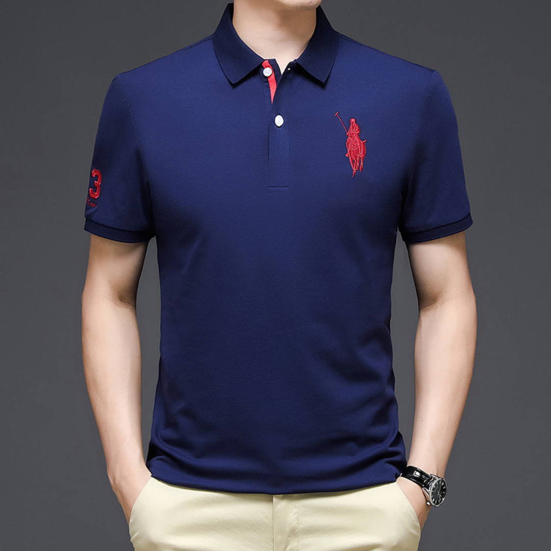RAFAEL | Elegantly Embroidered Polo