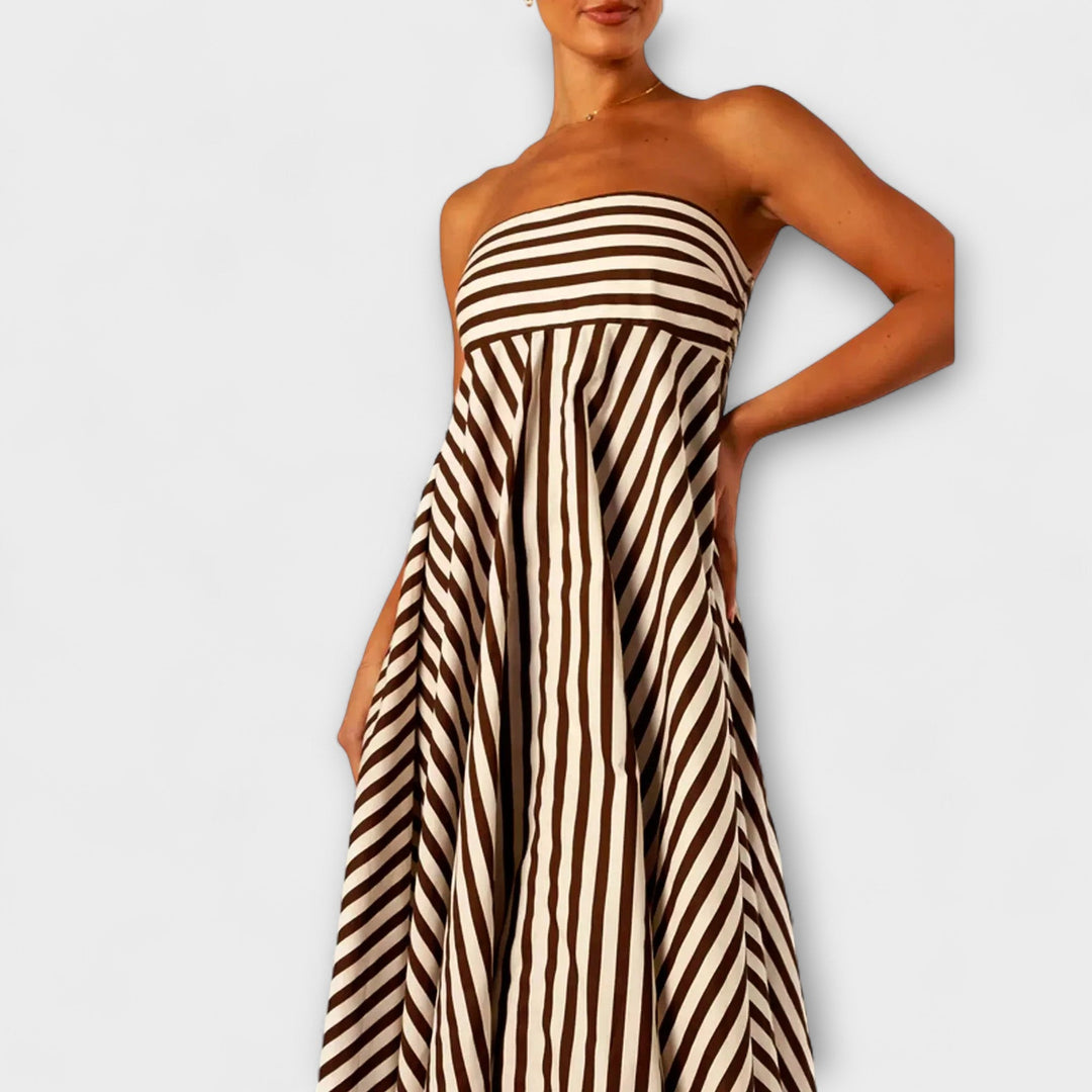 Vestido Maxi Rüsch Charme Noturno