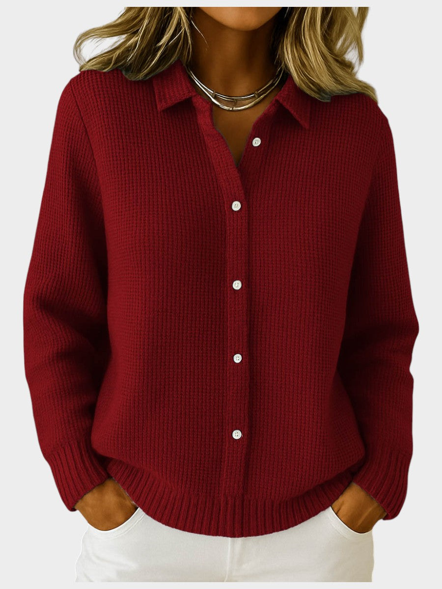 Maeve | Clássico Cardigan Malha com Botões