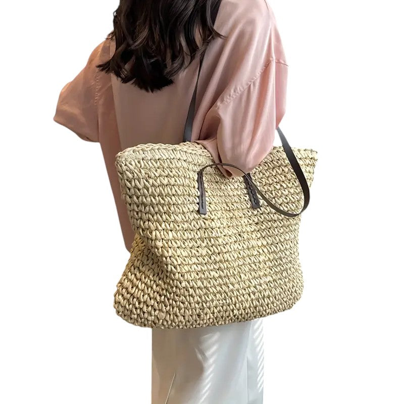 Cécile.- Bolsa de Lona Trançada