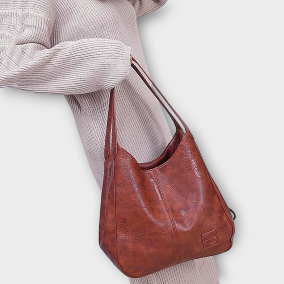Cécile. - Bolsa de Couro Vintage