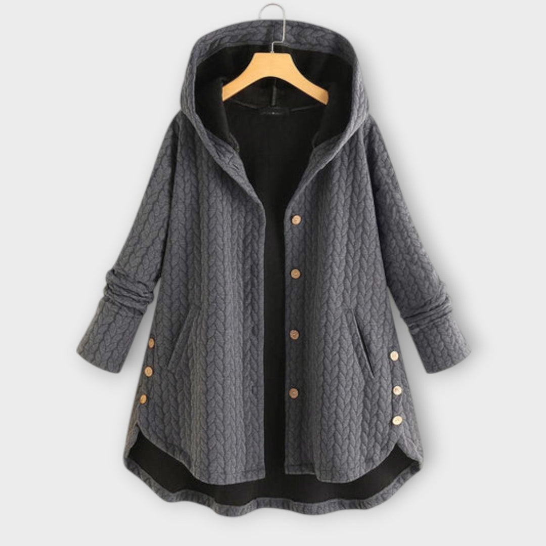Leslie - Casaco Button-Up Quente