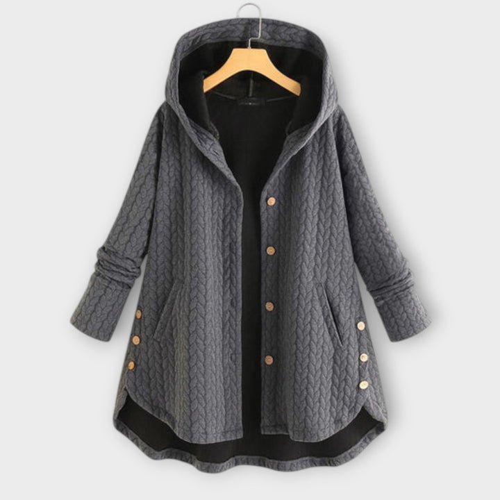 Leslie - Casaco Button-Up Quente