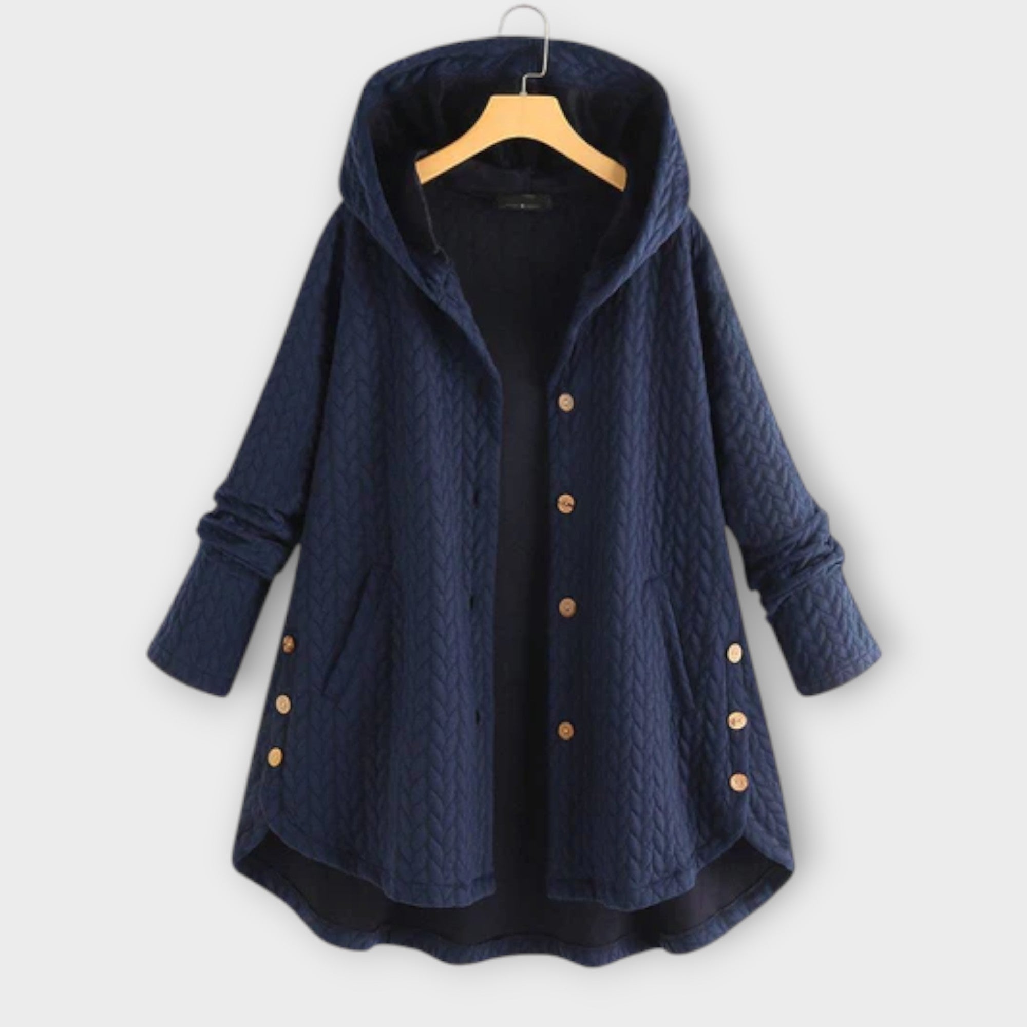Leslie - Casaco Button-Up Quente