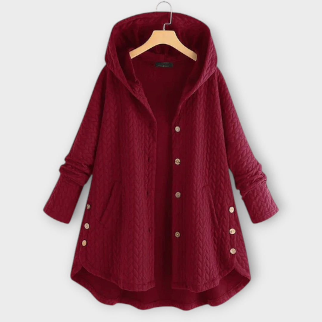 Leslie - Casaco Button-Up Quente