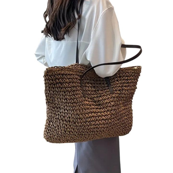 Cécile.- Bolsa de Lona Trançada