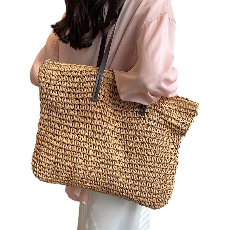 Cécile.- Bolsa de Lona Trançada