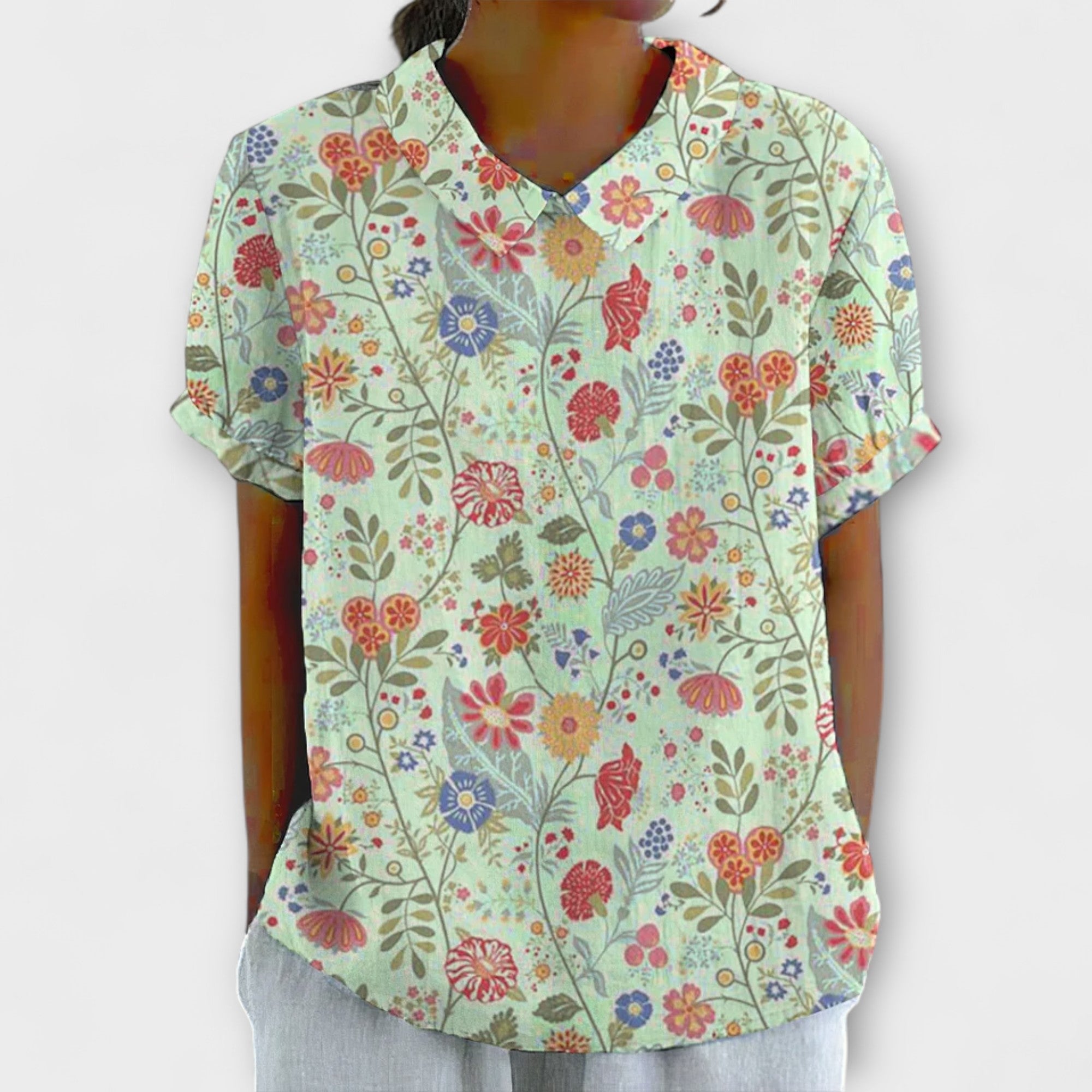 Chrissi - Blusa Flores