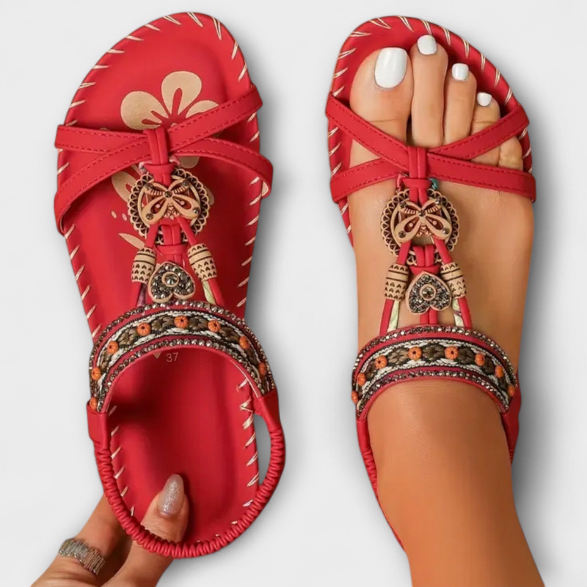 Claudia - Sandálias ortopédicas inspiradas em Ibiza