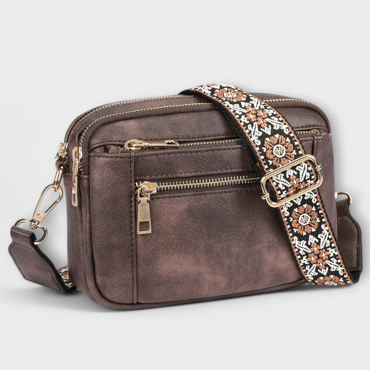 Cécile. - Bolsa Crossbody em couro vegan