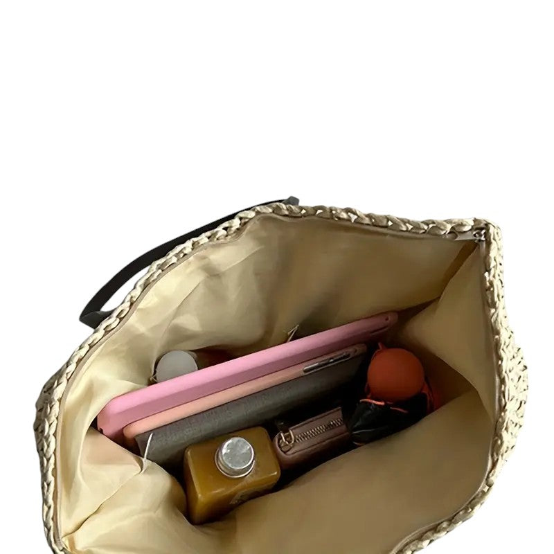 Cécile.- Bolsa de Lona Trançada