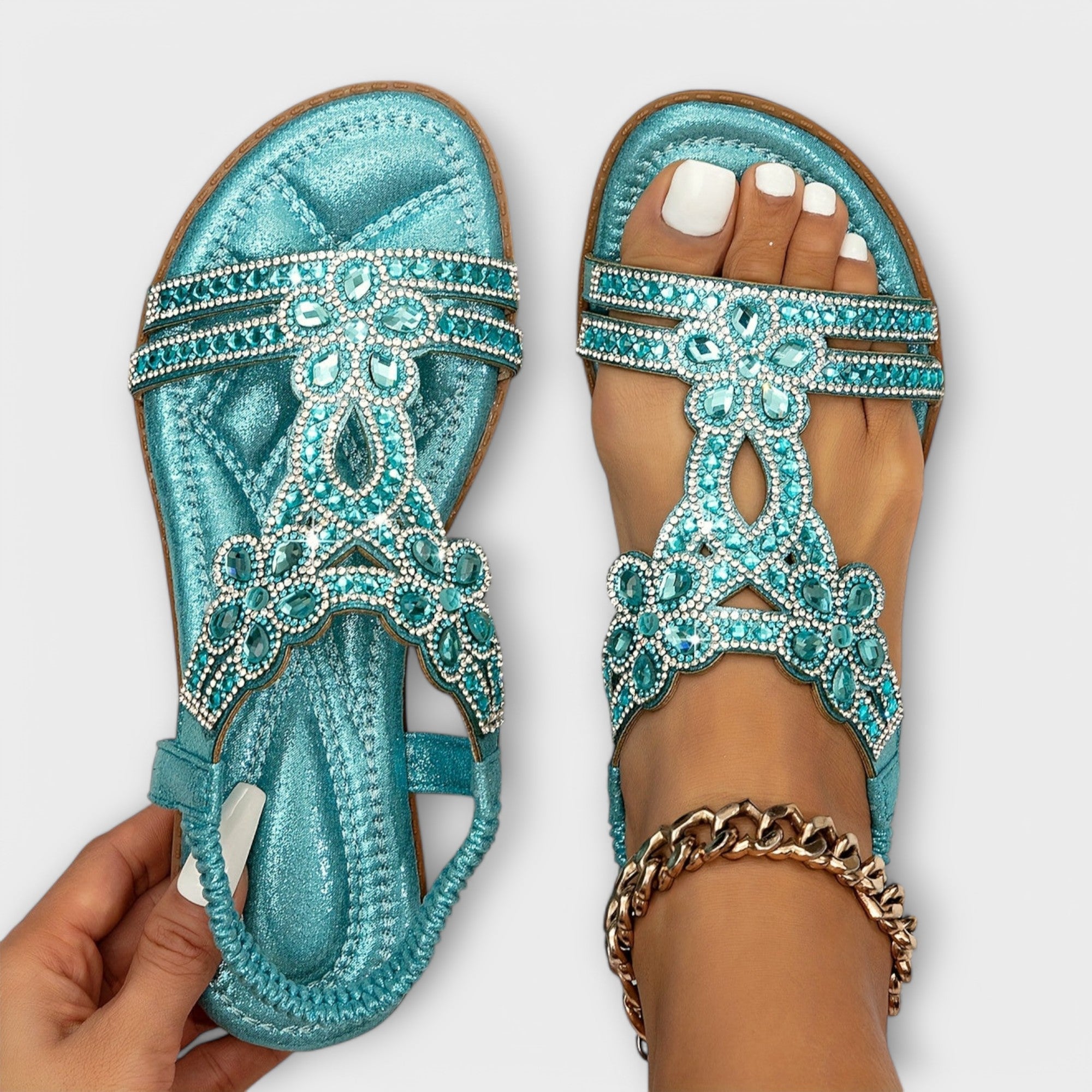 Birgit - Sandálias com Charme Boho