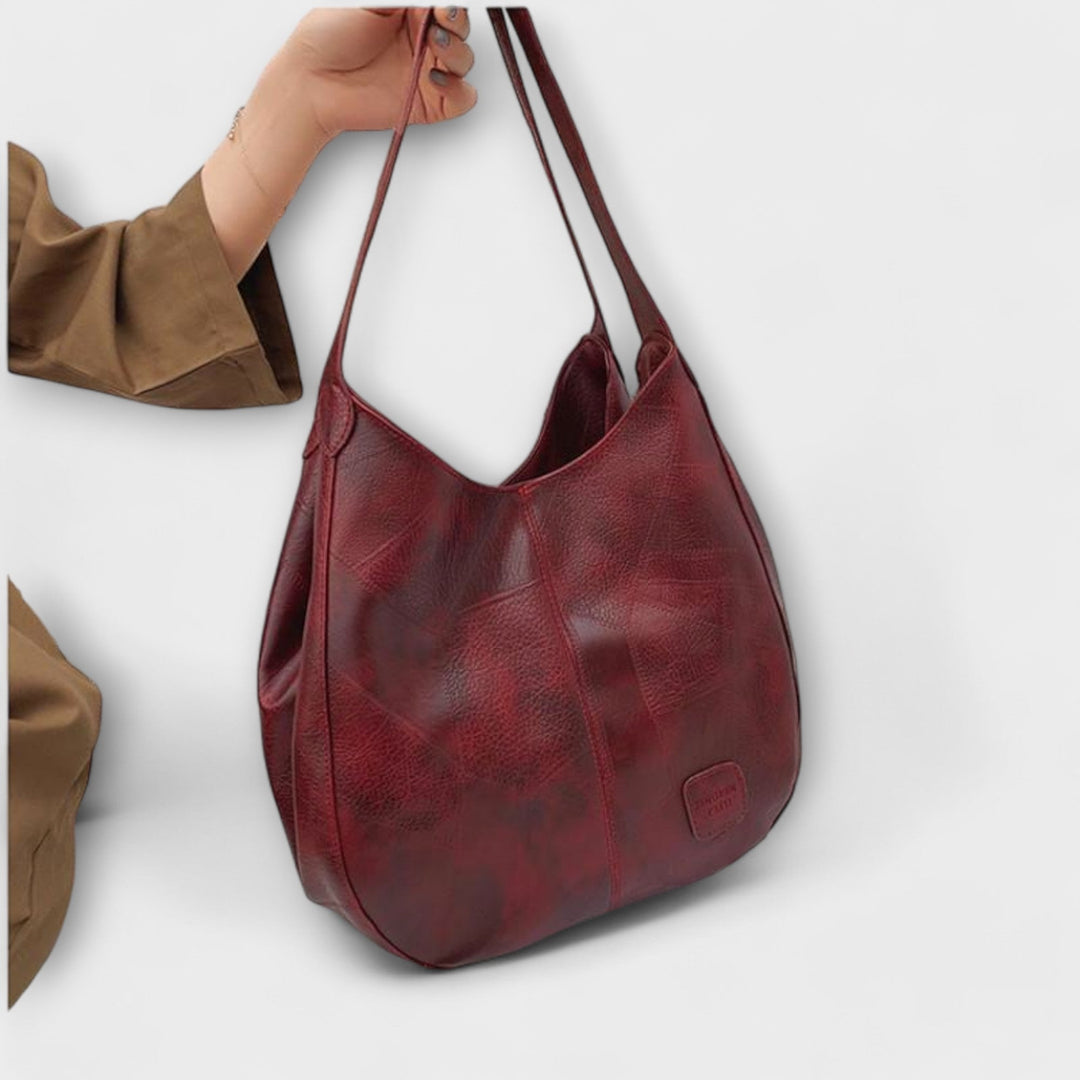 Cécile. - Bolsa de Couro Vintage