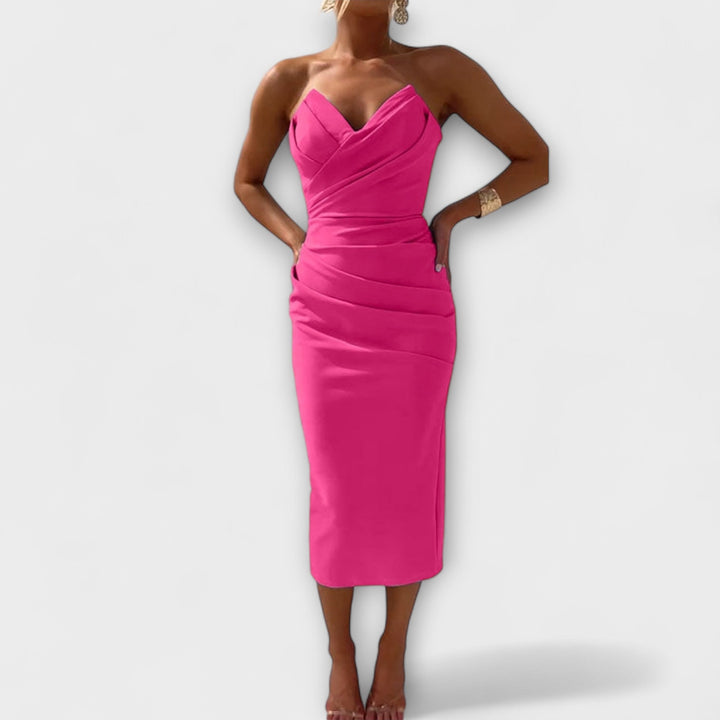 Milly - Vestido Elegante Sem Alças