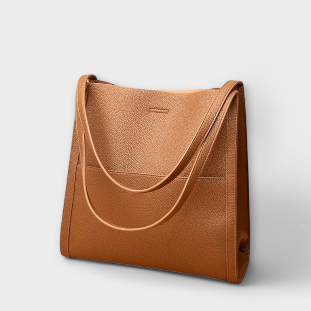 Cécile. - Bolsa de couro feita à mão