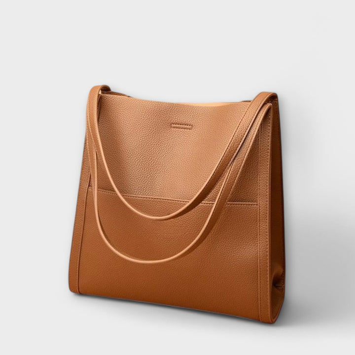 Cécile. - Bolsa de couro feita à mão