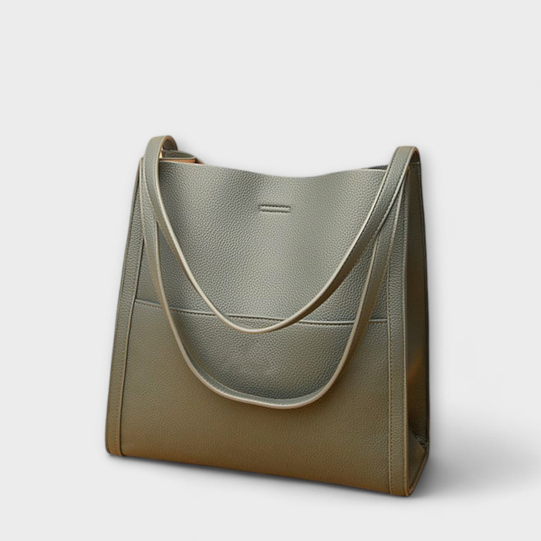 Cécile. - Bolsa de couro feita à mão
