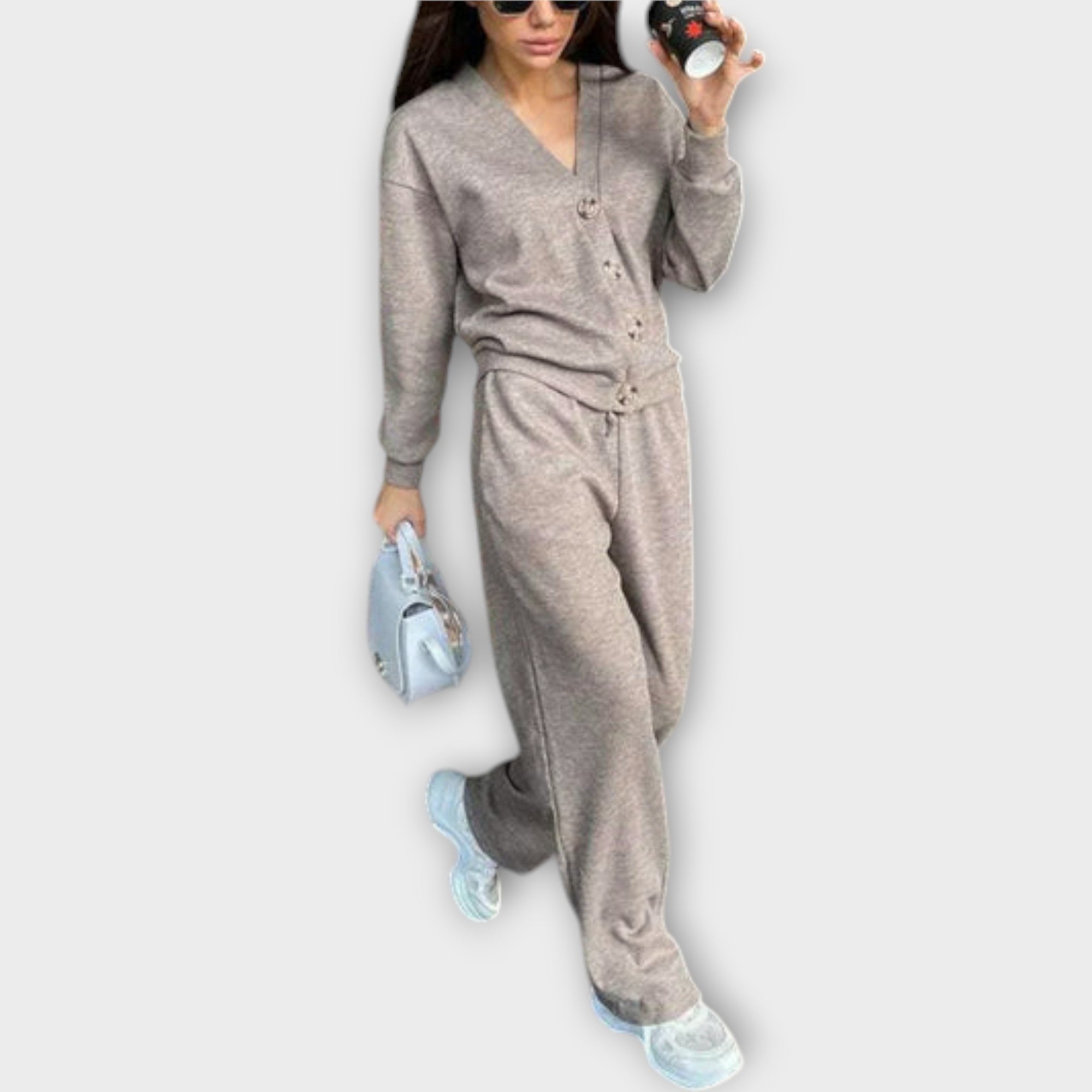 Chantal – Conjunto Cardigan e Calças