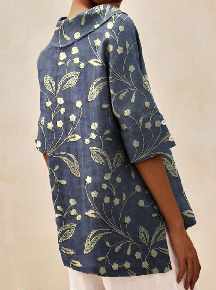 Bettina | Top de Linho Elegante