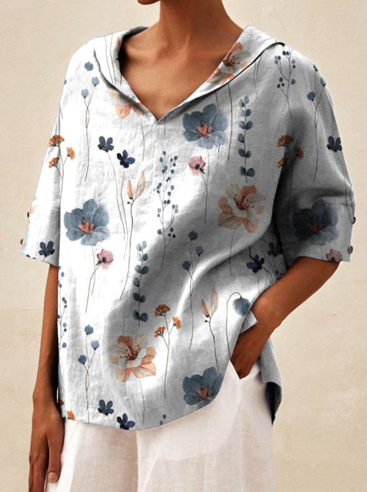 Bettina | Top de Linho Elegante