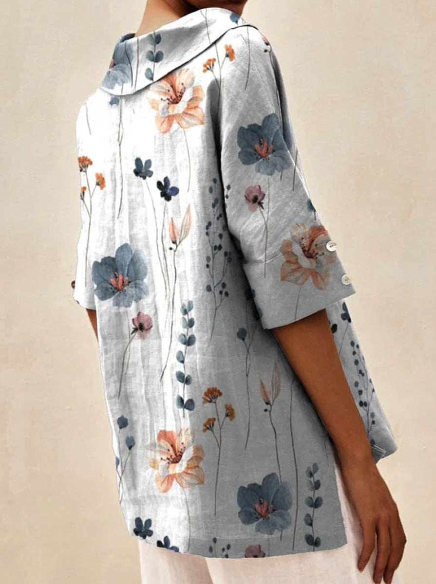Bettina | Top de Linho Elegante