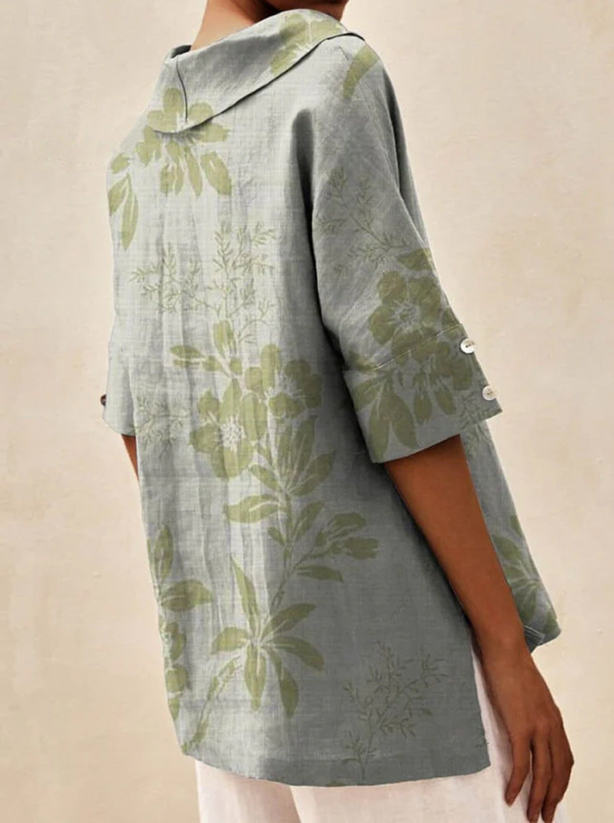 Bettina | Top de Linho Elegante