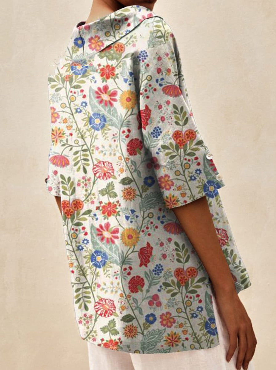 Bettina | Top de Linho Elegante