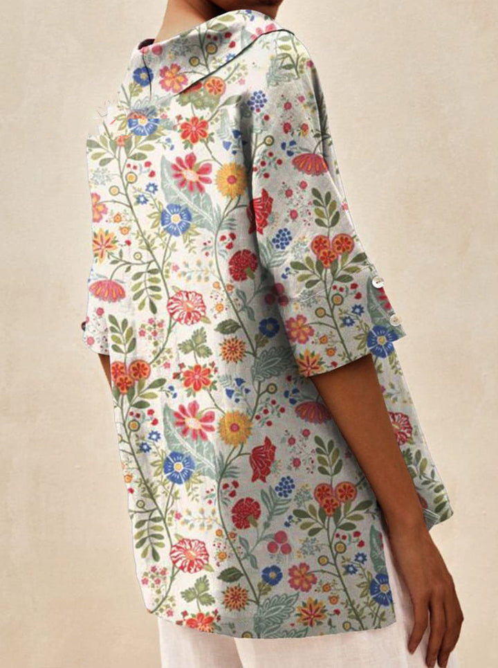 Bettina | Top de Linho Elegante