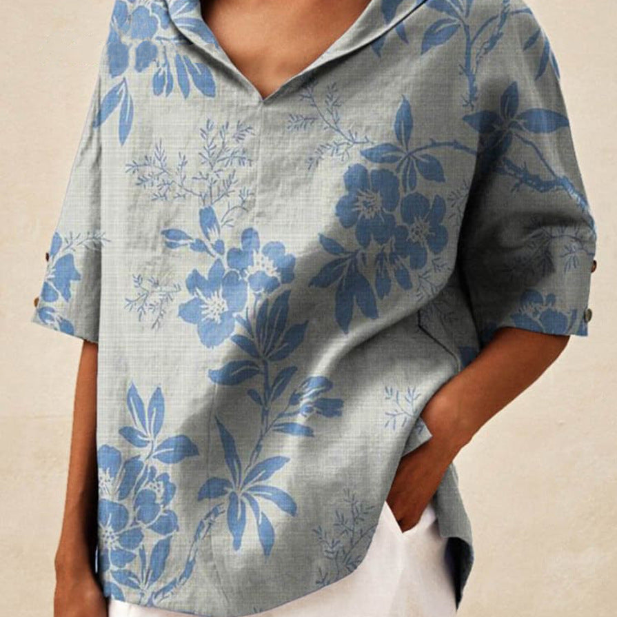 Bettina | Top de Linho Elegante