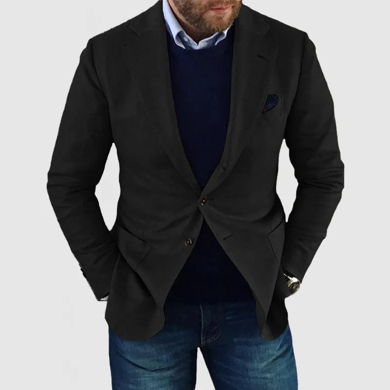 Structured Front Blazer with Soft Shape for Clean Lines