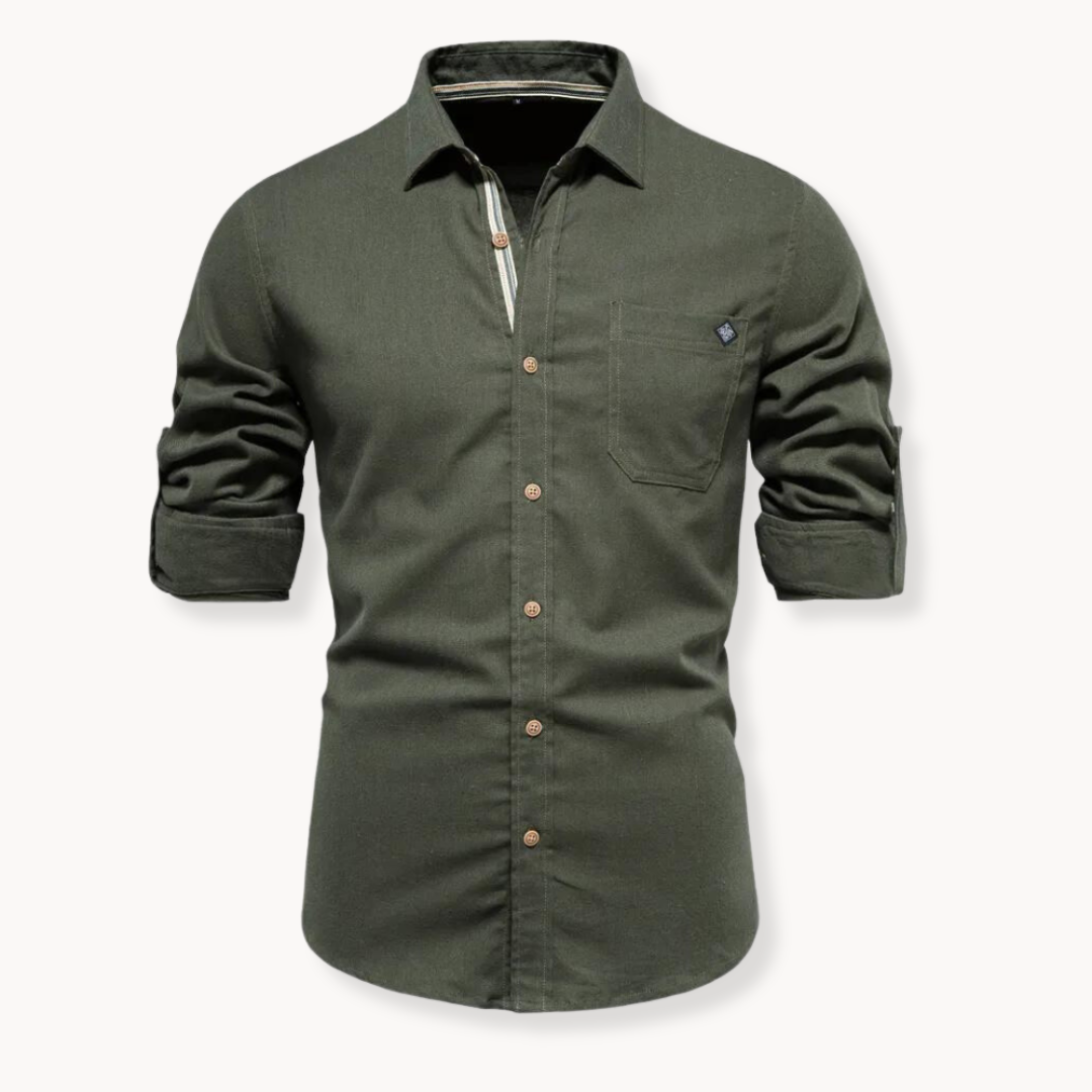 Blusa - Mistura Respirável com Fecho Frontal